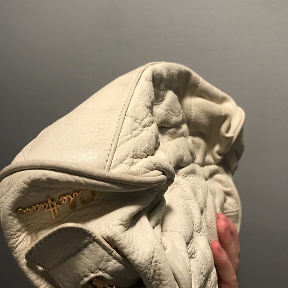 Cole Haan Off-White Gathered Purse - Picture 7 of 16